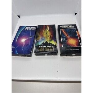 Star Trek VHS Lot Of 3 Working